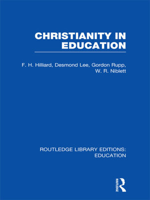 cover image of Christianity in Education